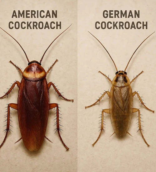 German cockroach vs American Cockroach
