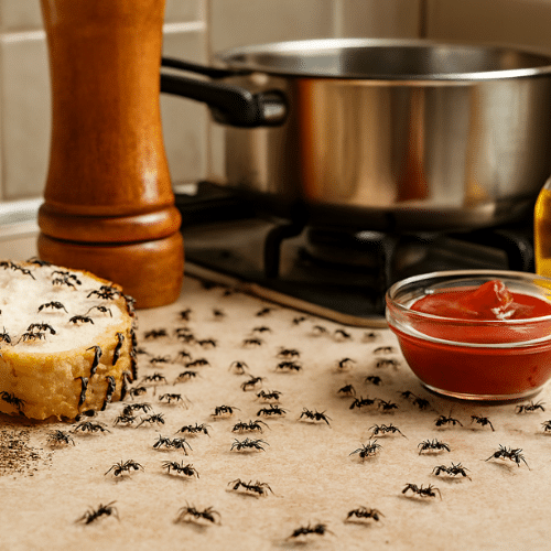 Get Rid of Ants in the Kitchen