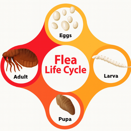 flea life cycle