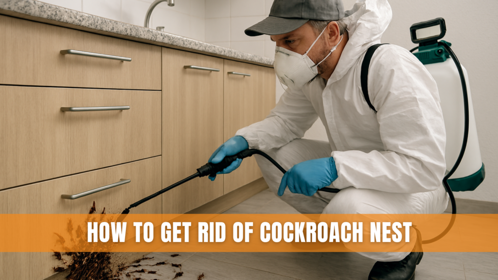 how to get rid of cockroach nest