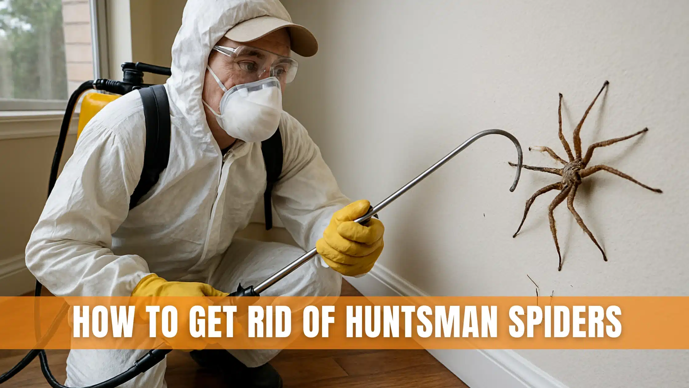 How to Get Rid of Huntsman Spiders