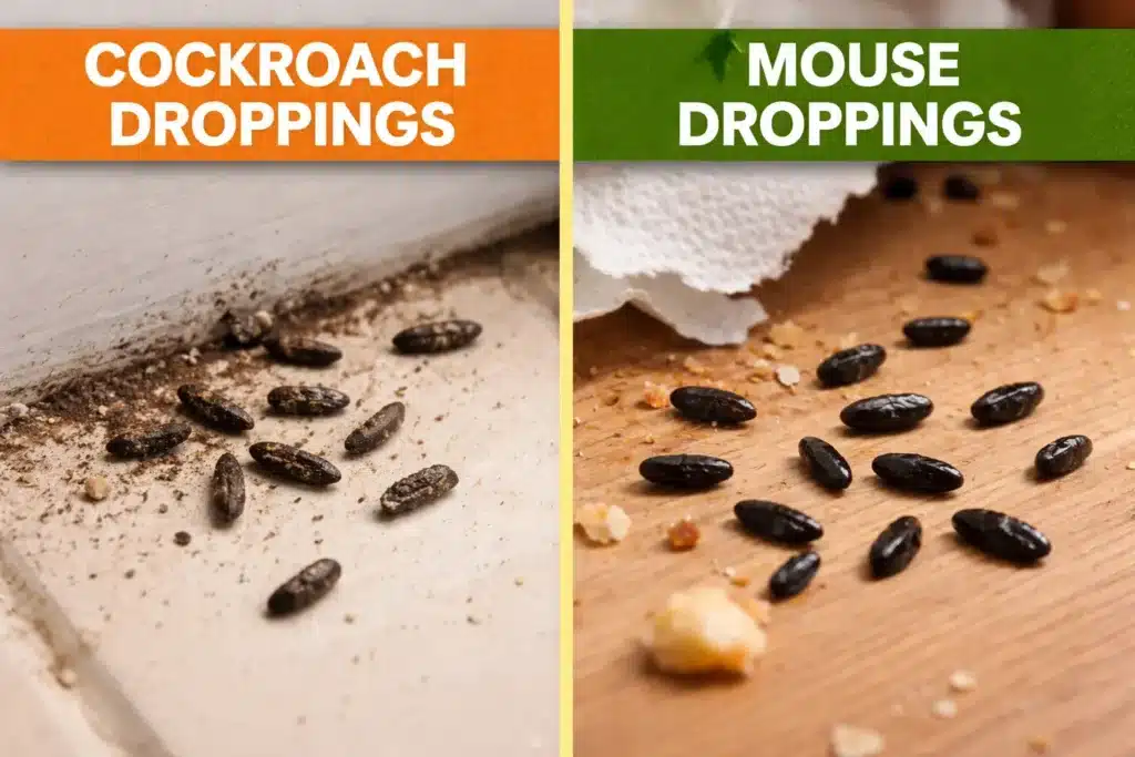 cockroach poop