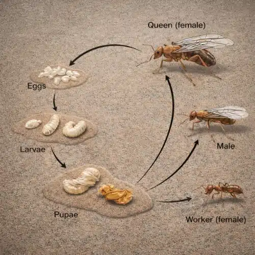 Life Cycle of Carpenter Ant