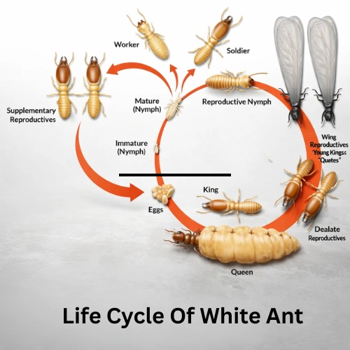 Life Cycle of White Ant