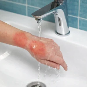 Washing Hand With Soap And Water