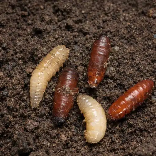 Maggots in Garden