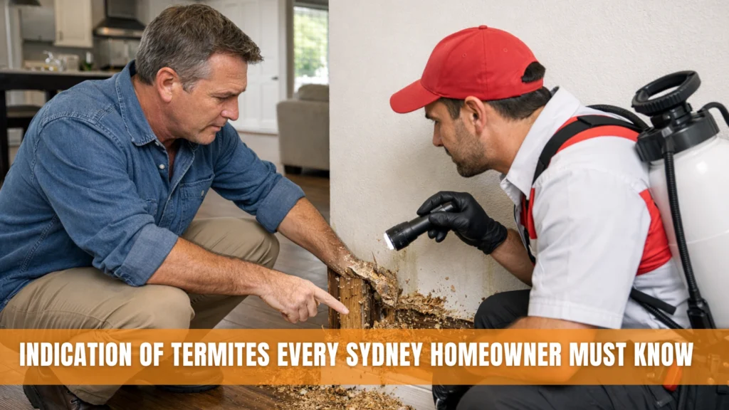 Indication of Termites