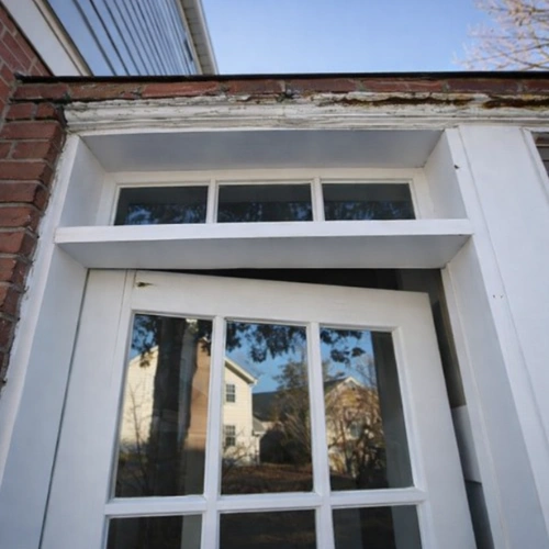Damaged door by termites