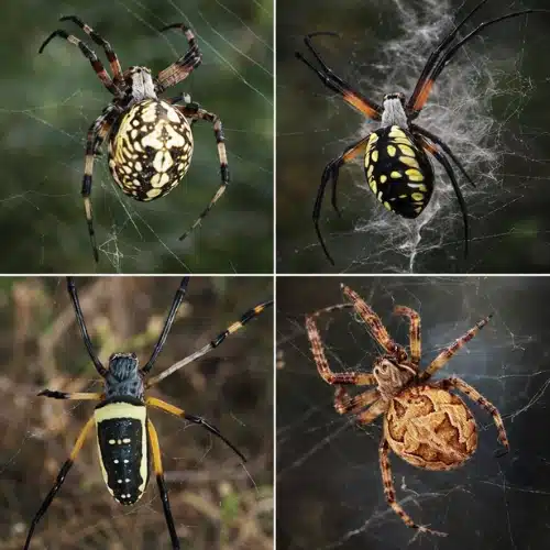 Garden Orb Spider vs. Other Common Spiders