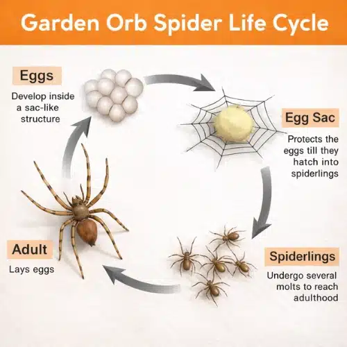 Garden Orb Spider Life Cycle