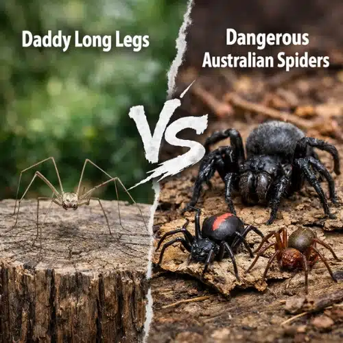 Daddy Long Legs vs Dangerous Australian Spiders