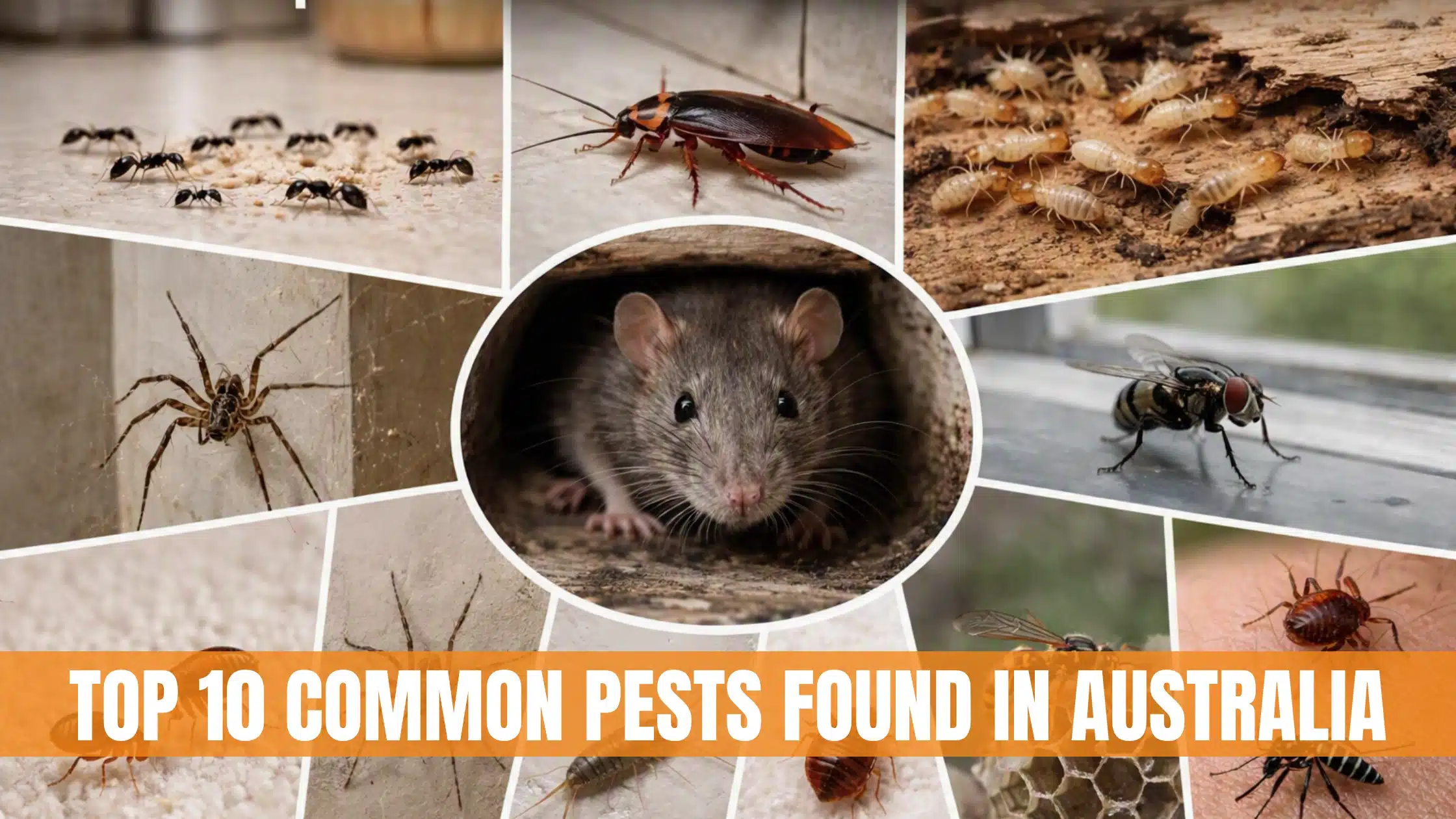 Top 10 Common Pests Found in Australia