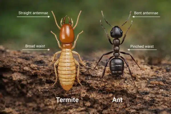 White Ants Vs Regular Ants