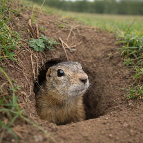 Signs of Gopher Activity