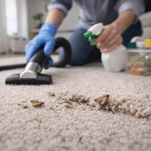 Professional Pest Control for Carpet Moths