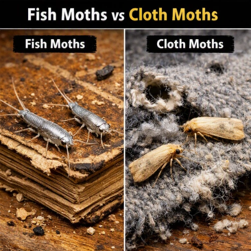 Fish Moth Vs Cloth Moths