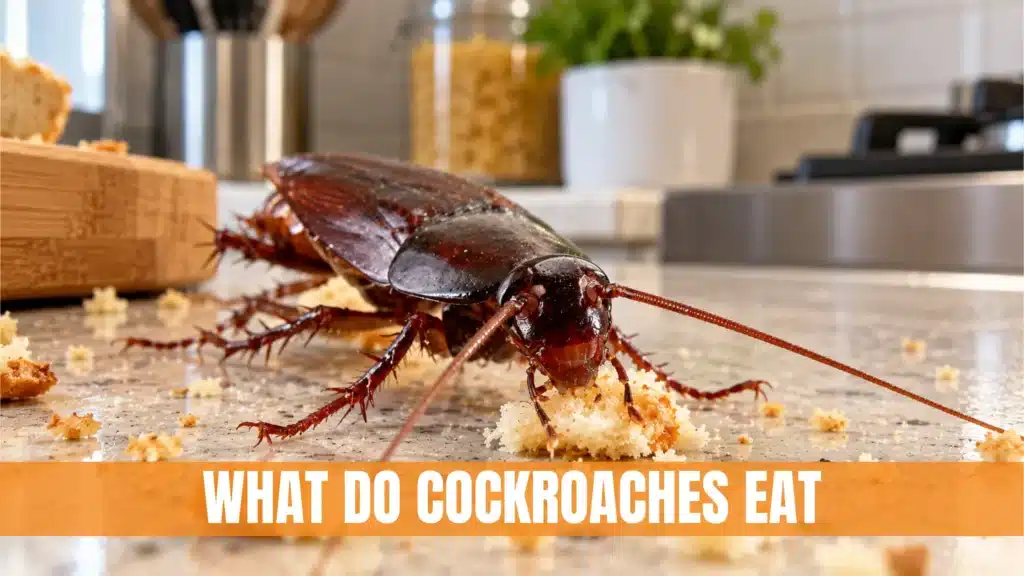 what do cockroaches eat