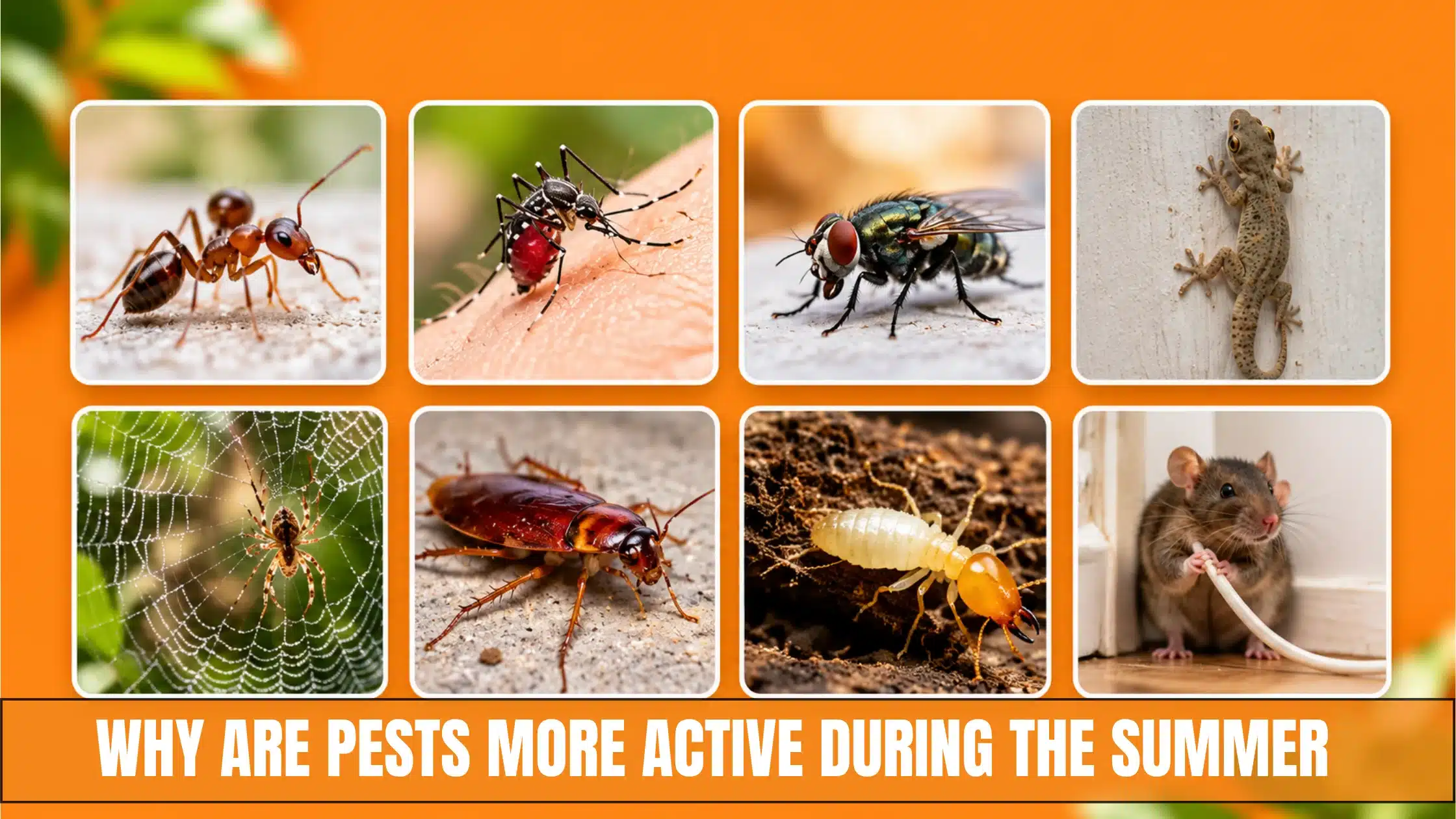 Why Are Pests More Active During The Summer