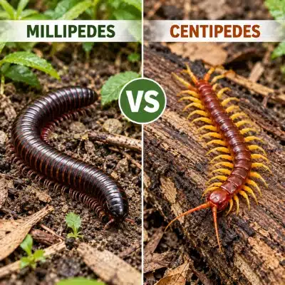 Millipede Vs Centipede