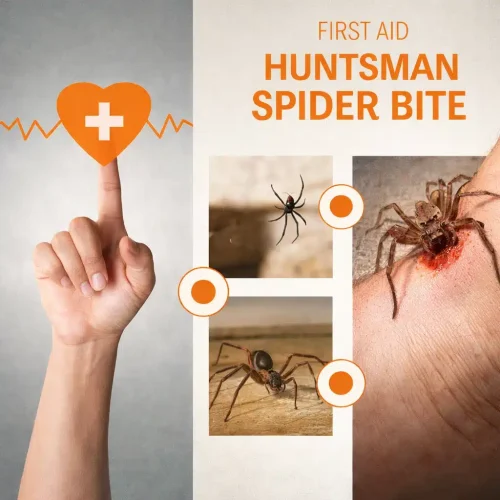 First Aid for a Huntsman Spider Bite