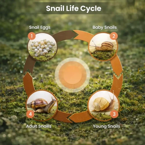 life cycle of a snail