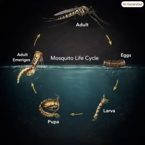 Life Cycle Of The Mosquito